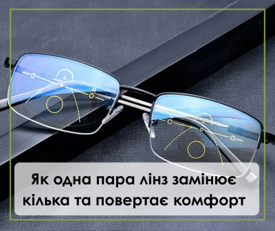 Прогресивні окуляри