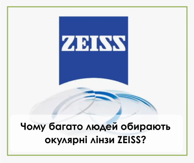 ZEISS - лінзи для окулярів